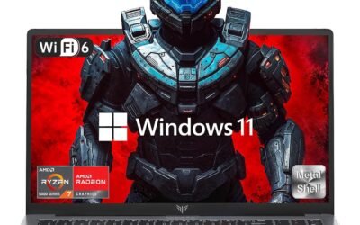 2025 AMD Gaming Laptop, 15.6inch Laptop Computer with AMD Ryzen 7 5700U(8C/16T, Up to 4.3GHz), 16GB RAM 512GB NVMe SSD Windows 11 Laptop, Radeon RX Vega 8 Graphics,WiFi 6