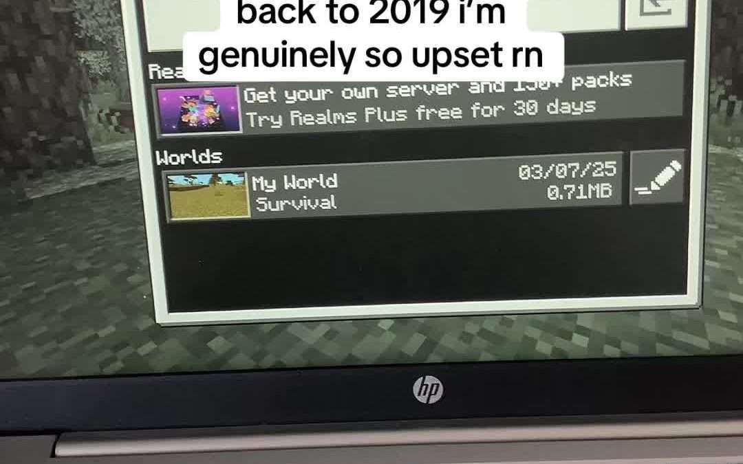 @nxptvnz So many memories on those worlds all gone #minecraft #oldminecraft #fyp…