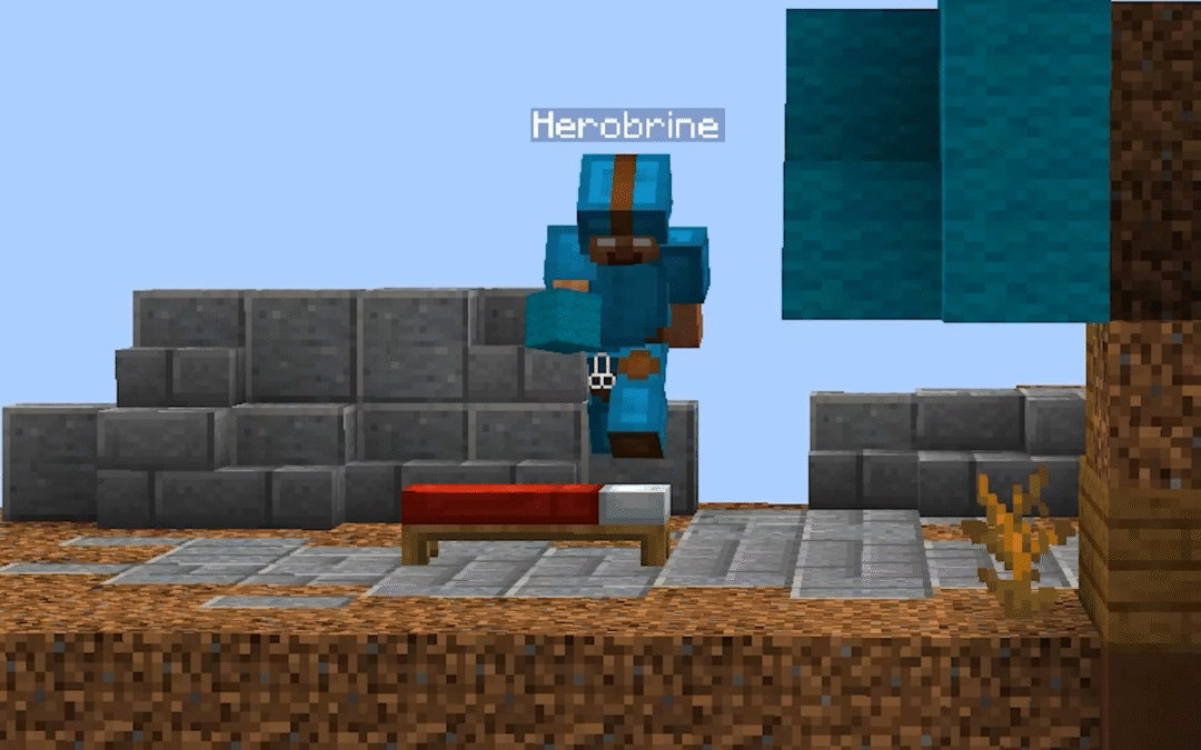 @leatoxa Steve VS Herobrine  #minecraft #speedtelly #hypixel #hypixelbedwars #be…