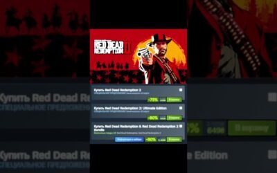 Red Dead Redemption 2  весняний розпродаж в steam. знижка 75% до 20.03 #xellos_play #rdr2 #steamsale