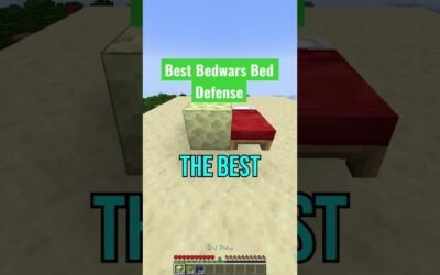Best Minecraft Bedwars Bed Defense #shorts