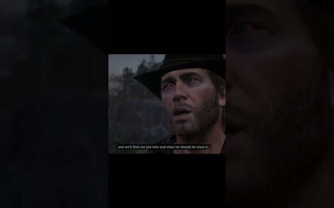 But it weren’t us who changed | Red Dead Redemption II