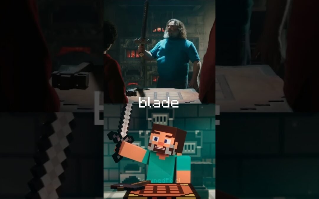 Minecraft Movie Original vs. ANIMATED