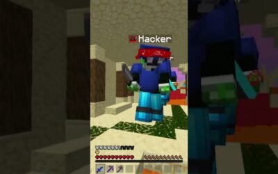 EPIC BEDWARS HACKER 2V1 #minecraft #bedwars