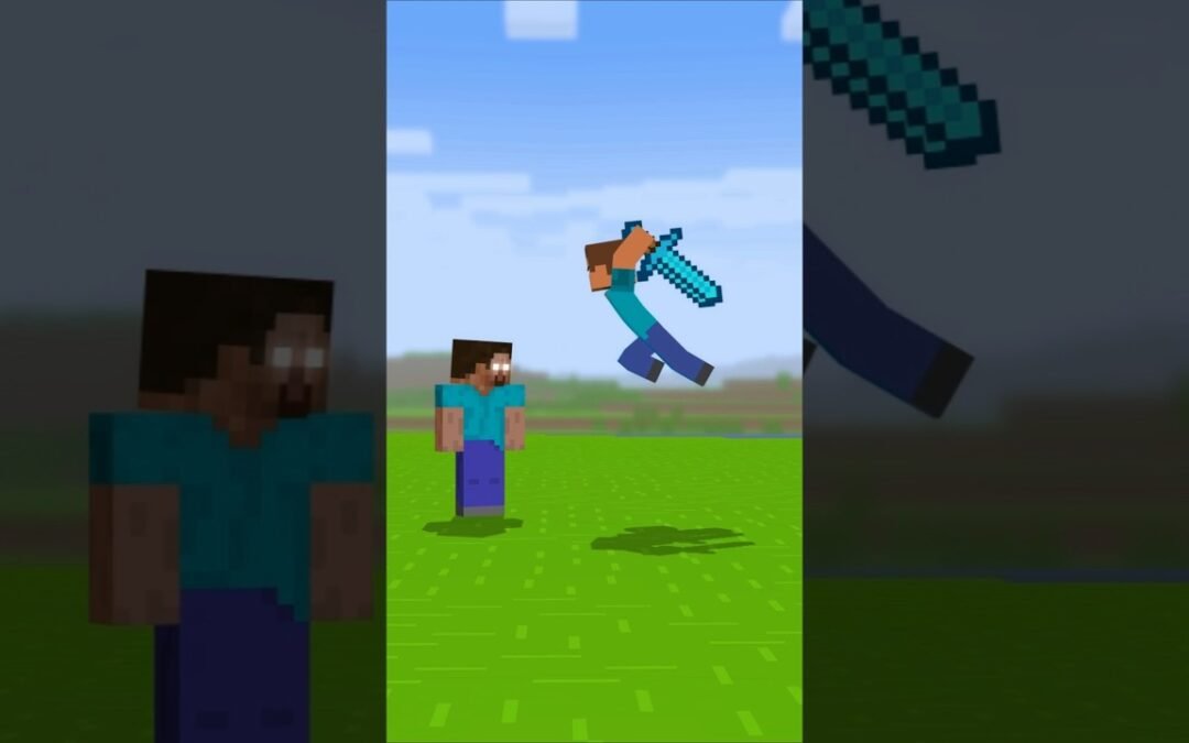 Steve Vs Herobrine #minecraft