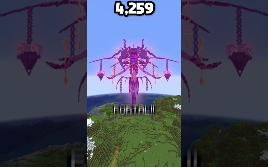 Minecraft, But Anything You Build Gets Bigger…