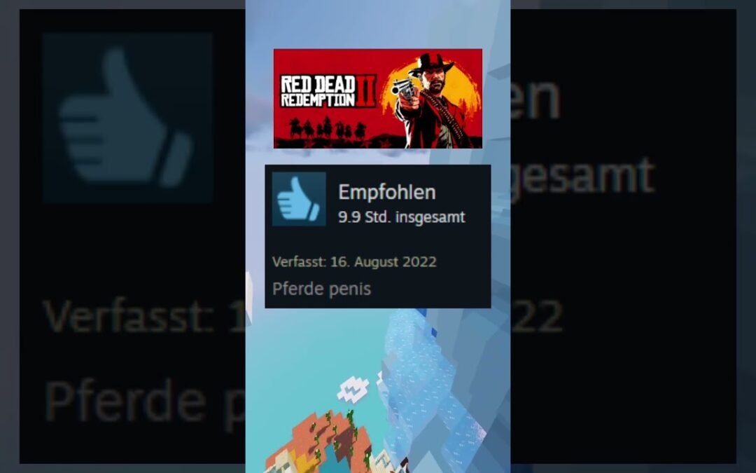 Red Dead Redemption 2 Steam Bewertungen #steam #steamgame #gaming #reddeadredemption2 #rdr2 #funny