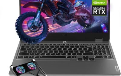 Lenovo LOQ 15 15ARP9 RTX 4060 Pro Gaming Laptop, 15.6″ FHD 144Hz, AMD Ryzen 7 7435HS, NVIDIA RTX 4060, 64GB DDR5 RAM, 1TB SSD, Backlit KB, RJ-45, Bundle with PCO Laptop Cooler