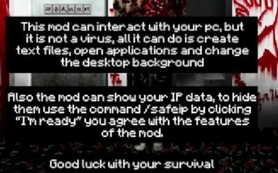 @kaironefps i think this mod really was a virus… #minecrafthorrormods #insidet…