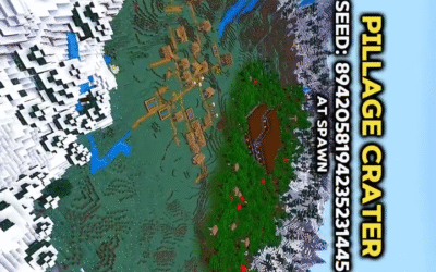 @hiproportion RATE THIS SEED ?/10 #minecraftpe #minecraftseed #hiproportion #fyp…