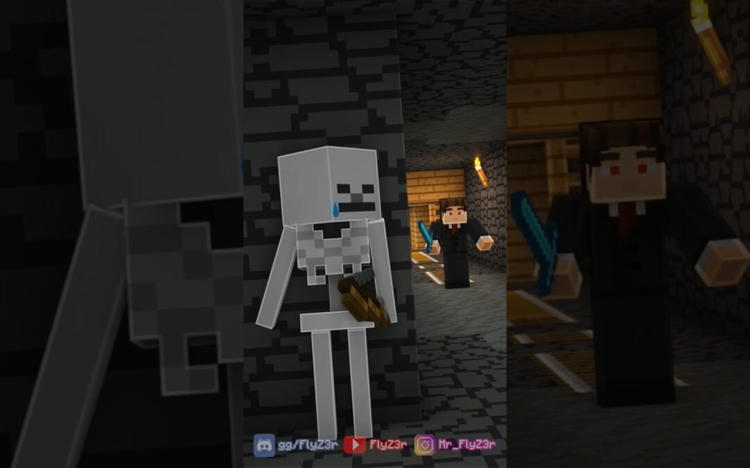 Être un squelette sur Minecraft
