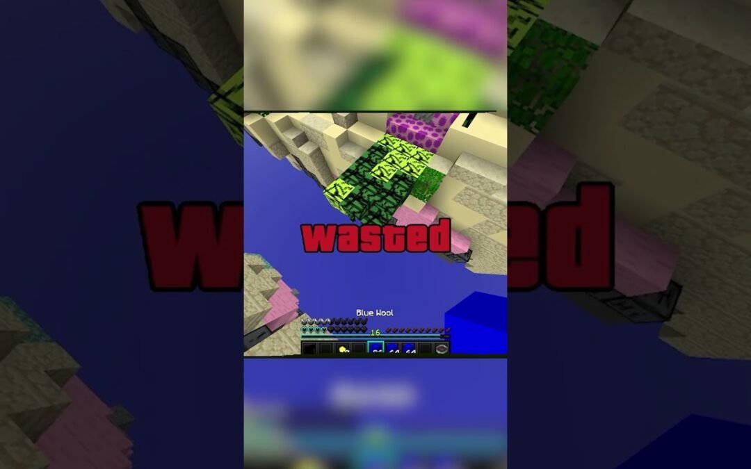 Minecraft Bedwars But, My Texture Pack Gets Worse #shorts
