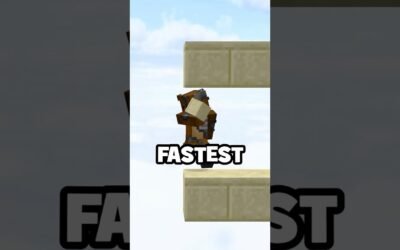 I Learned Minecraft's Fastest Bridging Method…