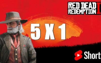 5×1 UM DIA DE SORTE NO CONFLITO RED DEAD OLINE #Shorts