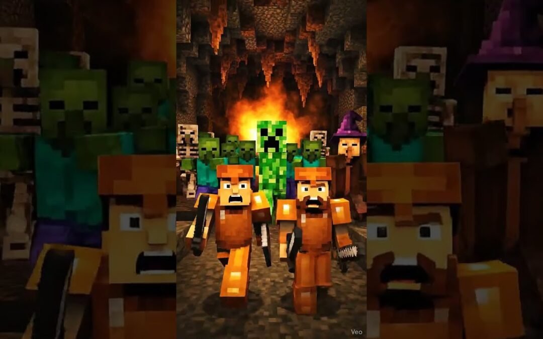 Corre que o Creeper peidou verde, a missão era pegar ferro, mas o ferro pegou a gente…