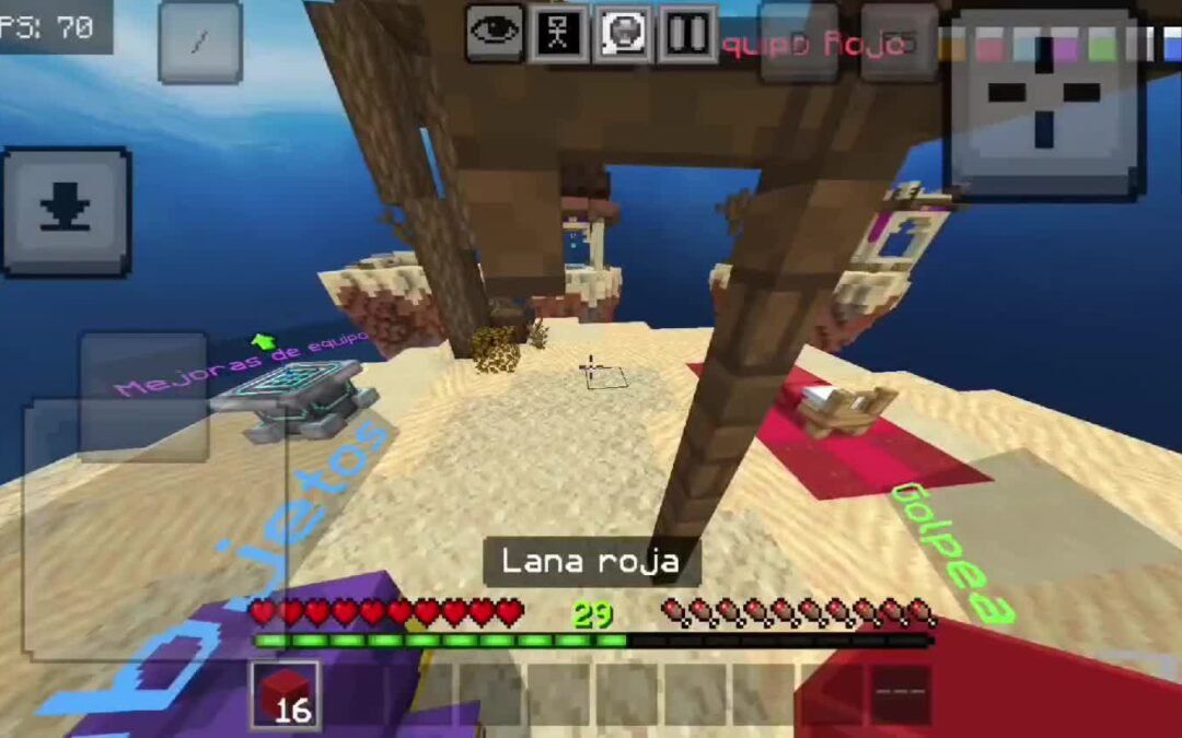 @qthehive ALONE 16X pack, the best pack for play Bedwars on mobile. #MinecraftTo…