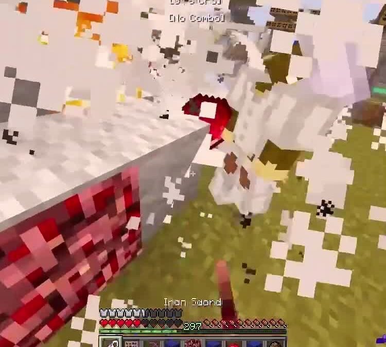 @l3nuxx CURSED TEXTURE PACK! #hypixel #hypixelbedwars #minecraft #original #gami…