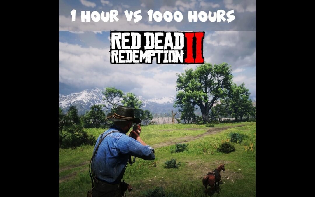 1 hour vs 1000+ hours of gameplay RDR2 #1