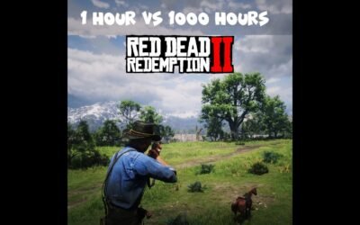 1 hour vs 1000+ hours of gameplay RDR2 #1