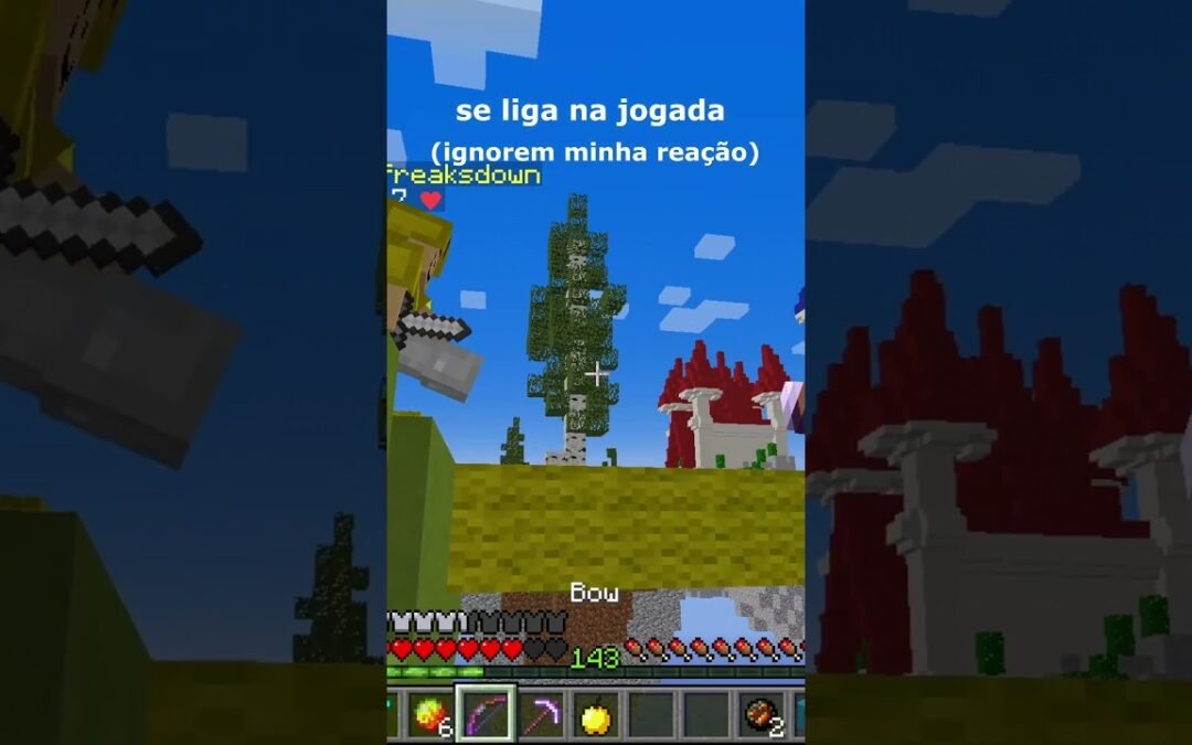 acho que me deixei passar #minecraft #bedwars #minecraftmemes