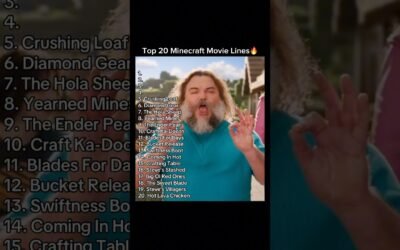Top 20 Minecraft Movie Lines 🔥 #minecraft #minecraftmovie#minecraftmeme #funny #movies #viralshort