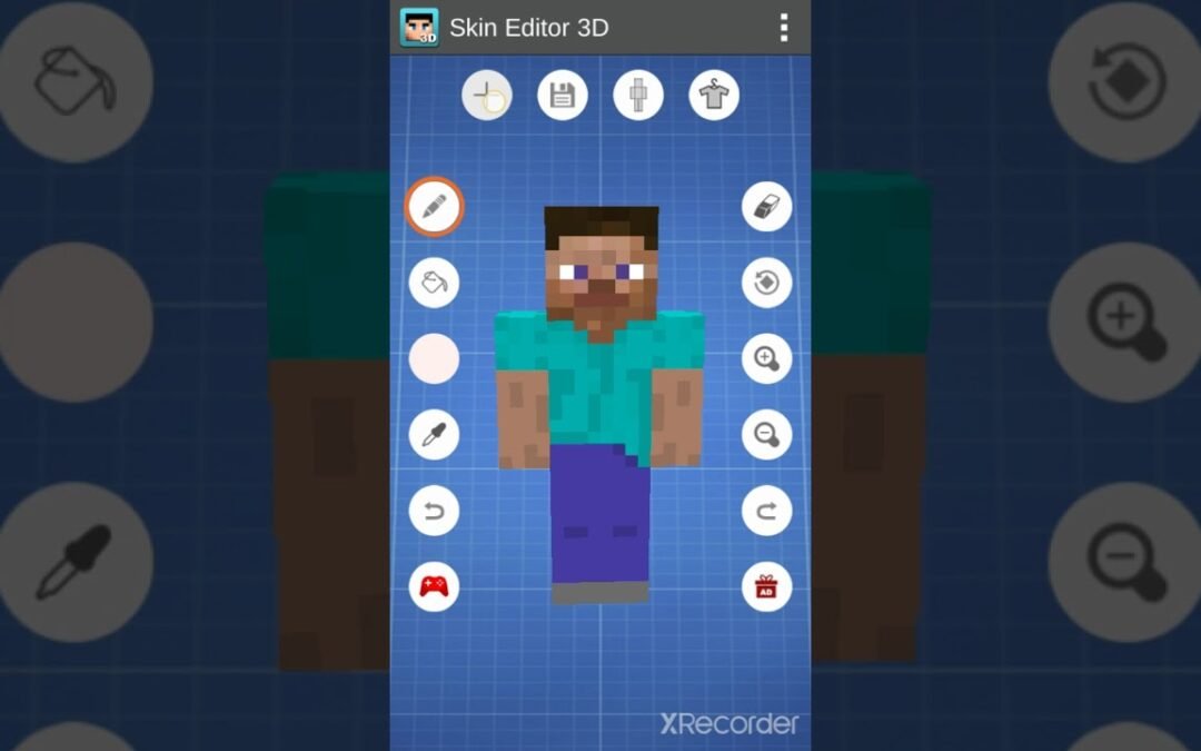 cara buat skin beaconcream Di skin editor 3D