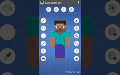 cara buat skin beaconcream Di skin editor 3D