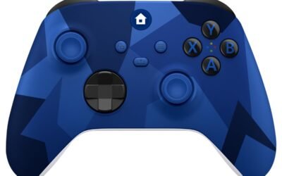 Xbox One Controller,Xbox Controller Wireless for Xbox One, Xbox Series X/S,Wireless Controller with 3.5mm Audio Jack,with 2.4GHz Wireless Adapter,Camo Blue