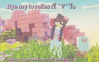 @minecgrl5b1 Minecraft cherry blossom map First video<3 #minecraft #cherryblo…
