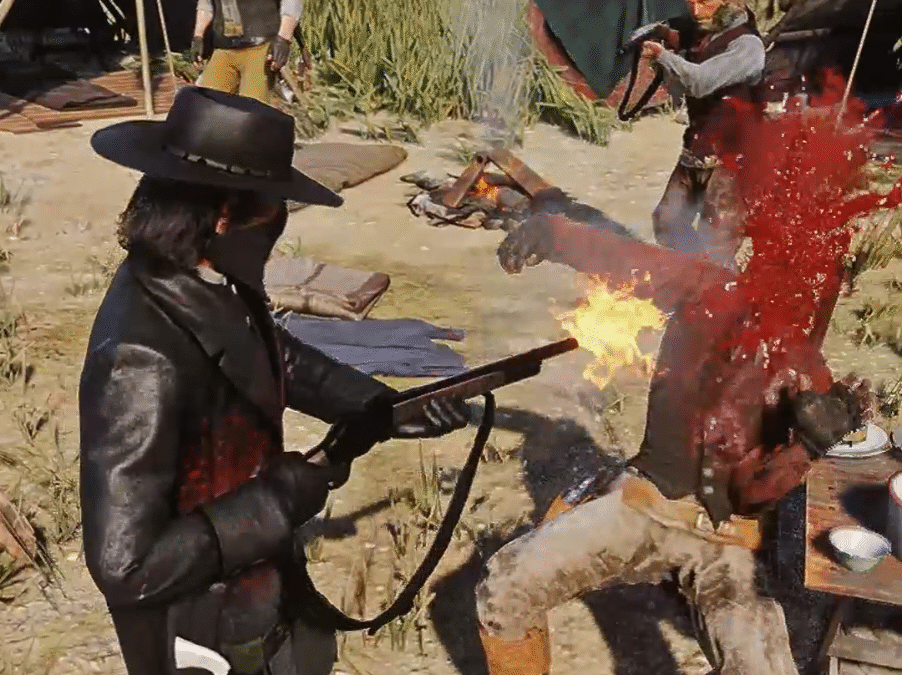 @azunga26 Low Honor John Marston Brutal Camp Raid | Red Dead Redemption 2 Modded…