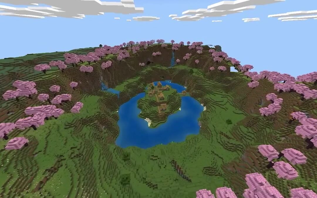 @chill.crafftt POV: you found the perfect spot to build  || seed: 43545852557072…