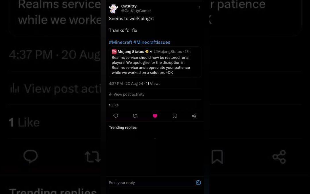 THE END | The time Minecraft realms were down (August 2024) #Finale