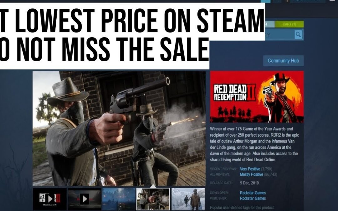 RED DEAD REDEMPTION 2 SALE ON STEAM AT LOWEST PRICE