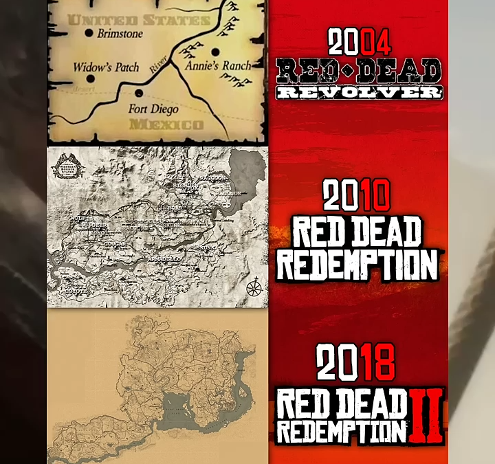 @rdr2hacks RDR2 map compared #rdr2story #rdr2moment #gamestiktok #rdr2clips …