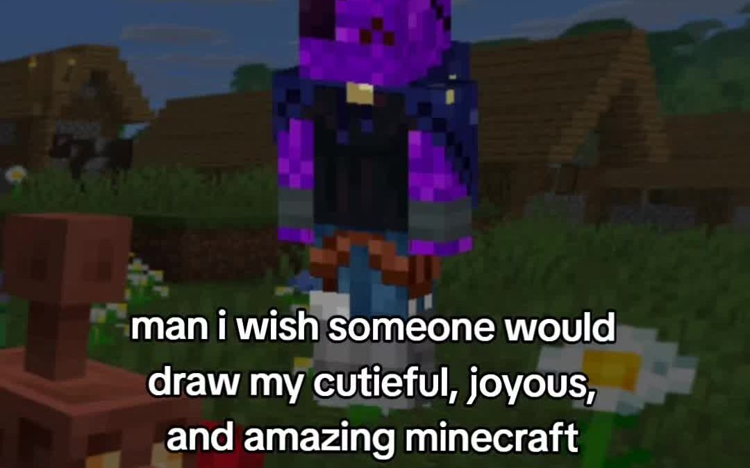 @urahuzvy helloanyone mayhaps #fyp #minecraft #minecraftskin #minecraftoc #fanar…