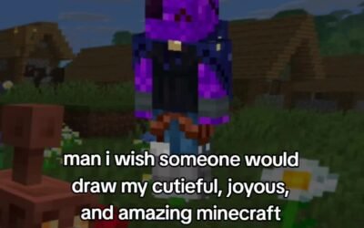 @urahuzvy helloanyone mayhaps #fyp #minecraft #minecraftskin #minecraftoc #fanar…