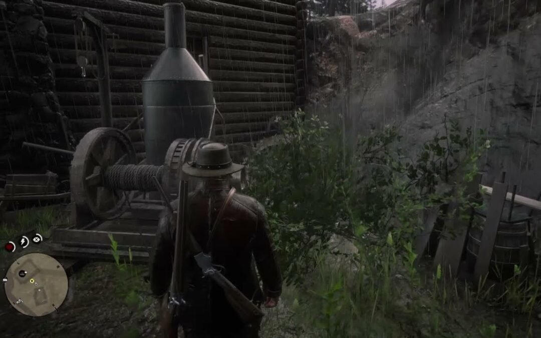 Red Dead Redemption 2 Freeing Micah via steam donkey