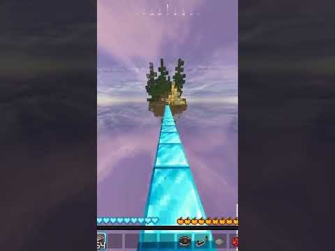 Minecraft parkour in bedwars practice