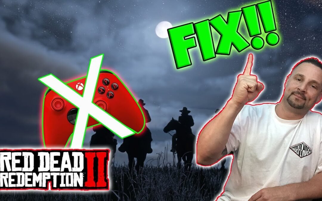 Controller NOT Working on Red Dead Redemption 2 PC (Steam version) in 2022- FIX!!