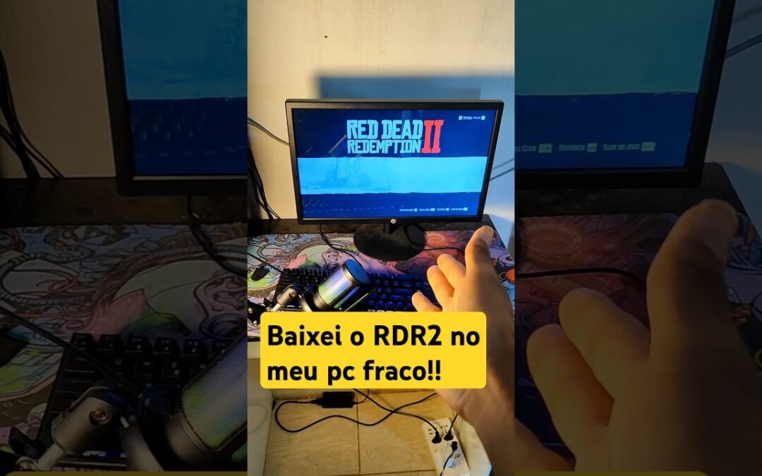 baixei o Red Dead Redemption 2 no meu pc gamer fraco!  #pcgamer #teste  #RedDeadRedemption2