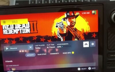 Red Dead Redemption 2 on Steam Deck (30-40 fps)