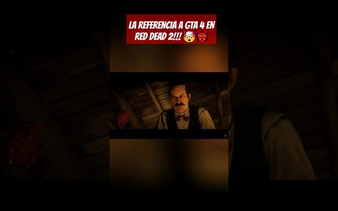 LA REFERENCIA A GTA 4 EN RED DEAD REDEMPTION 2!!! 🤯 #gta #gtavi #rdr2
