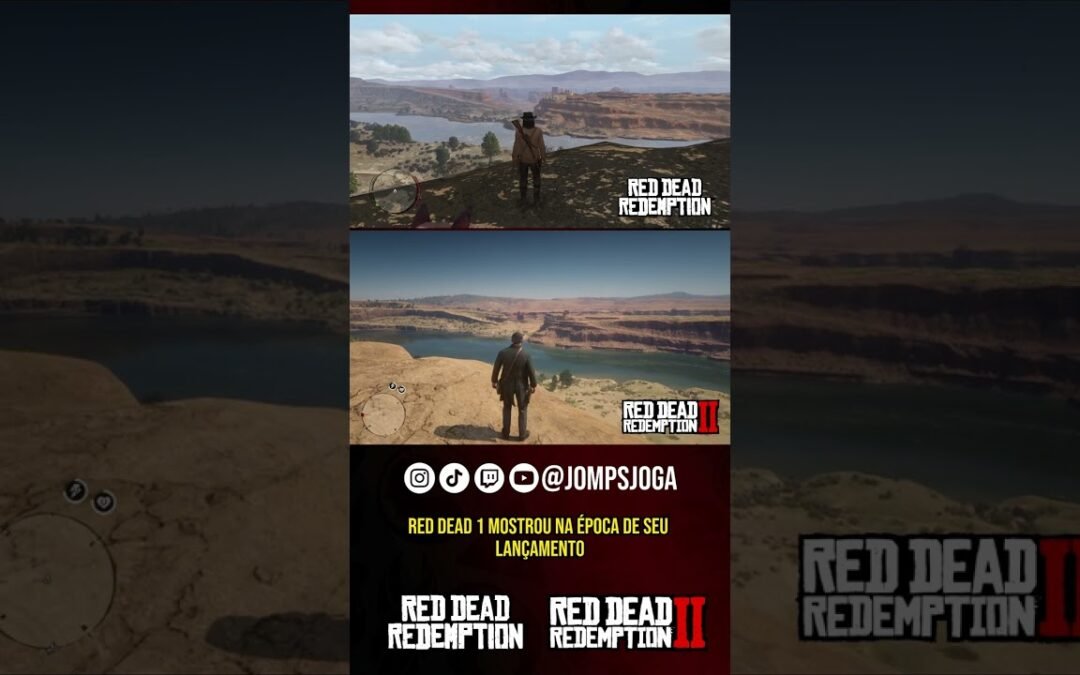 RED DEAD REDEMPTION 1 vs 2: QUAL É MELHOR? COMPARANDO OS GAMES