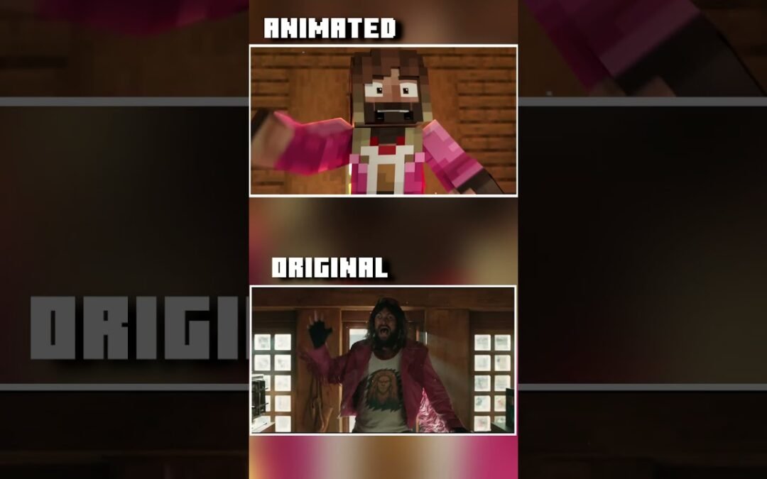 Minecraft Movie Trailer Clip – An Ender Pearl (Original vs Animated)