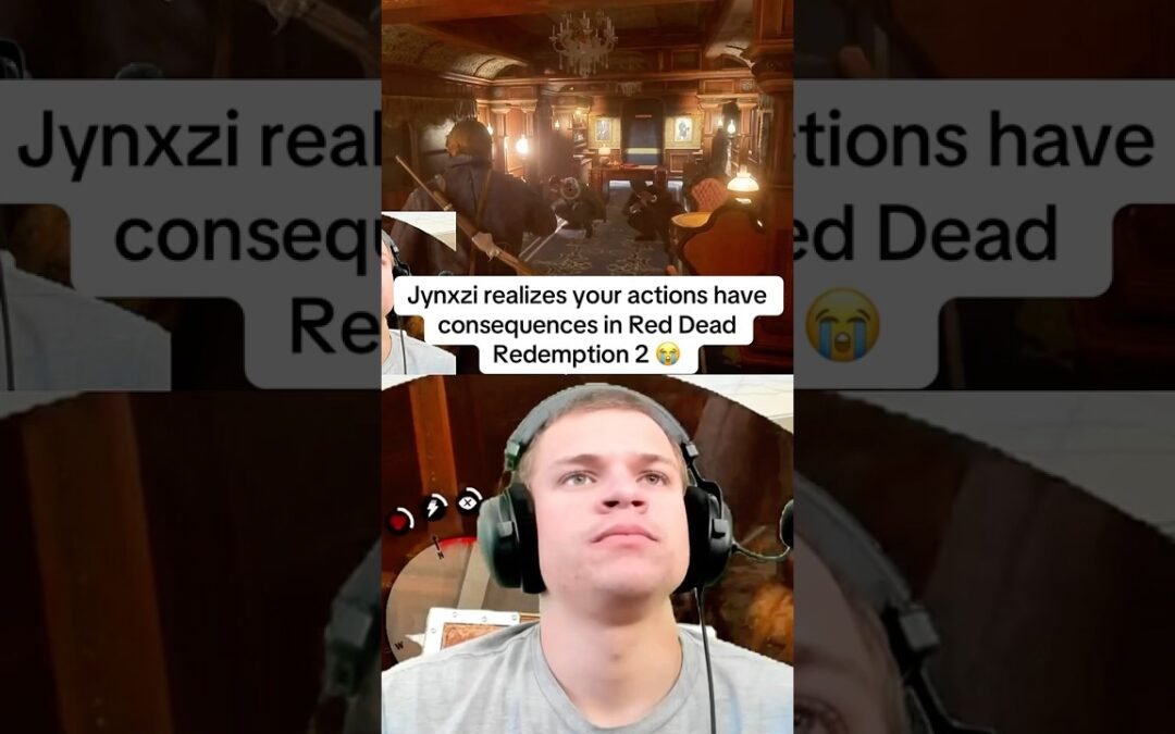 Jynxzi realizes your actions have consequences in Red Dead 😭 #jynxzi #reddeadredemption2 #clips