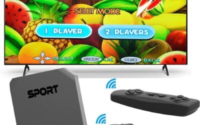 32 Bit TV Video Game Center for Kids with Build in 30 Somatic Games and 30 Wireless Controller Puzzle Casual Games Toy Birthday for Boys Girls