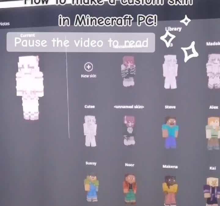 @elena_and_doris I hope this helps you 	×owner:Doris #fyp #minecraft #skin #skin…