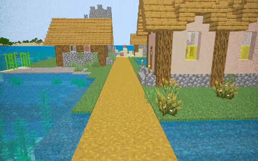 @tehnotonik Minecraft village island seed moment #minecraft  …