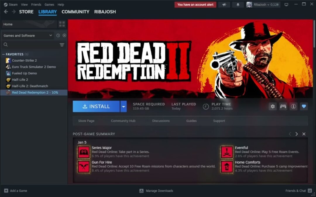 free steam  red dead redemption 2