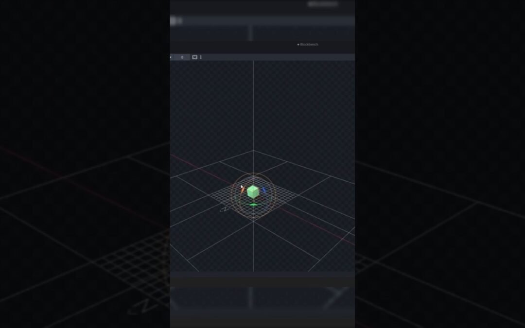 How we make Minecraft Models – With Blockbench #shorts